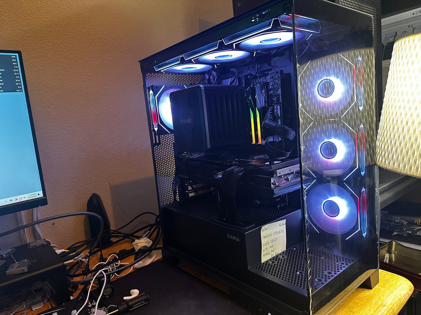 #047 gaming pc $2300 with 7900XTX and 7800X3D